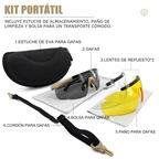 Kit de Gafas Tácticas y de Seguridad Industrial ANSI Z87+