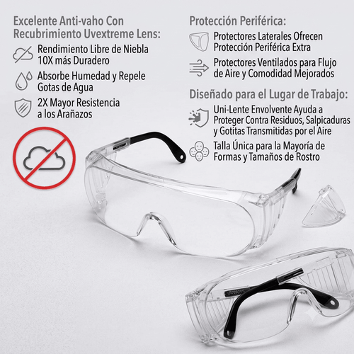 Gafas de Seguridad Double O S0250X Anti Fog Anti Rayaduras – Protección y Claridad Total